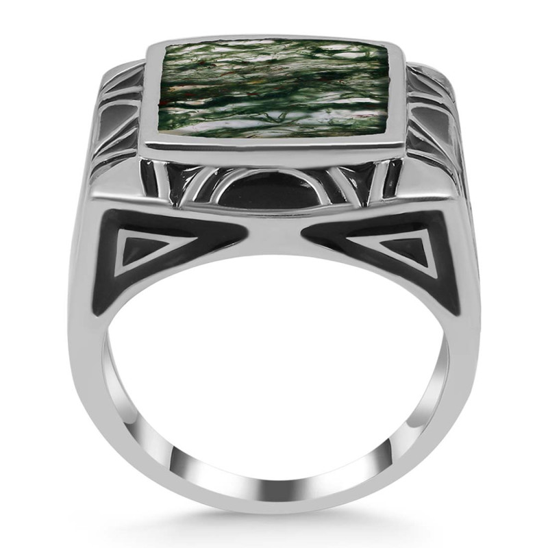Moss Agate Ring MOA-RDR-3272.