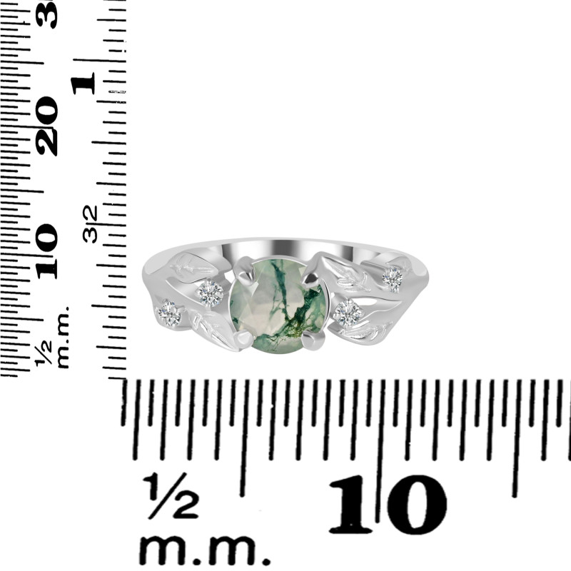 Moss Agate Ring MOA-RDR-3327