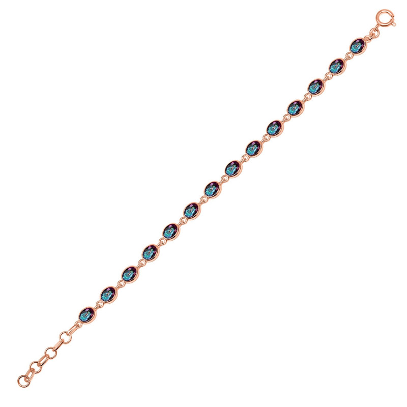 Mystic Topaz Bracelet MST-RDB-113-CUT.