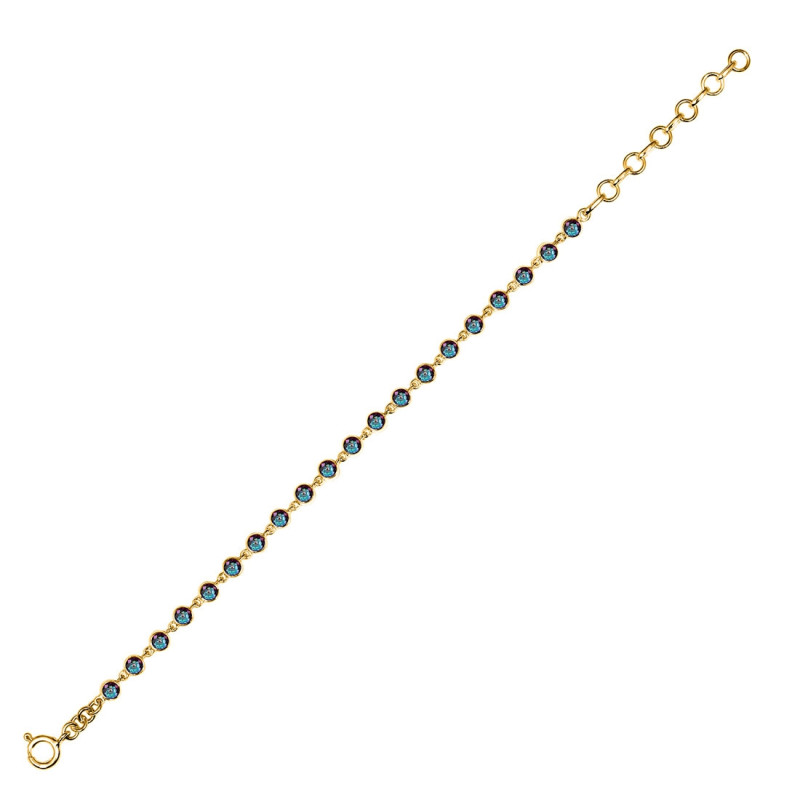 Mystic Topaz Bracelet MST-RDB-116-CUT.