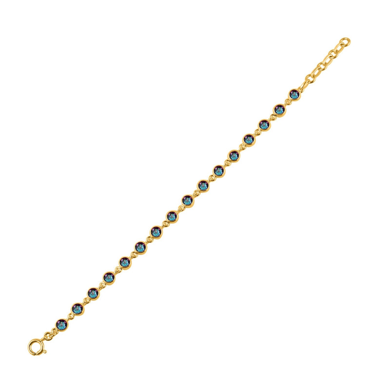 Mystic Topaz Bracelet MST-RDB-118-CUT.