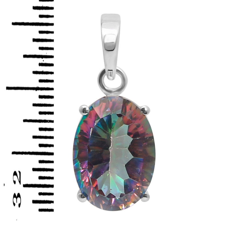 Mystic Topaz Pendant MST-RDP-478.