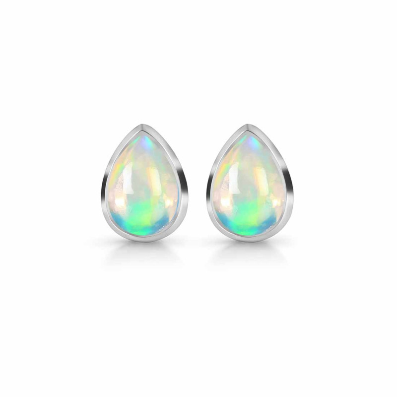 Opal Stud Earring OPL-RDE-1110.