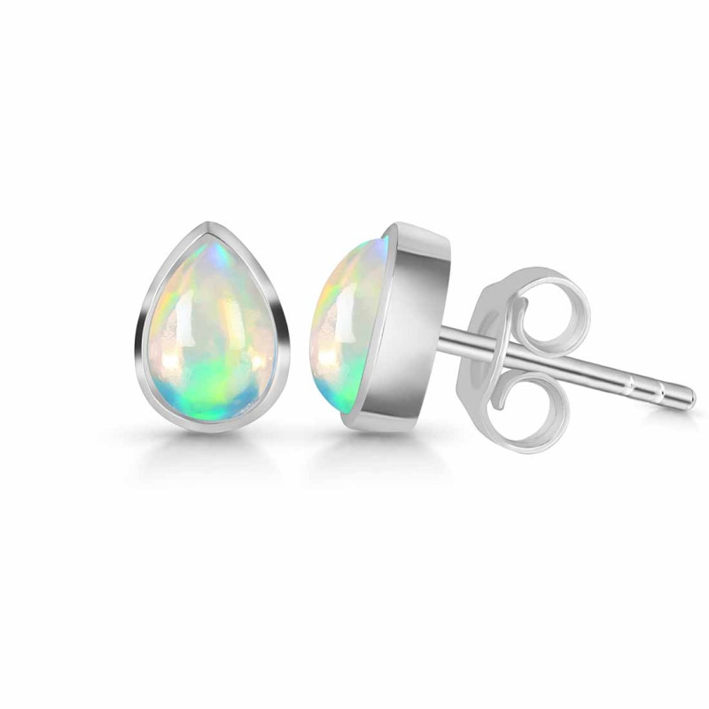 Opal Stud Earring