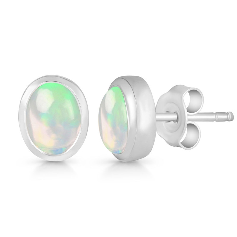 Opal Stud Earring