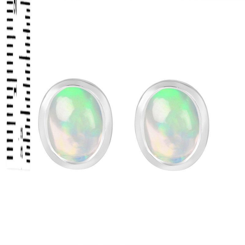 Opal Stud Earring OPL-RDE-1377.