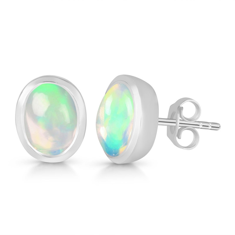 Opal Stud Earring