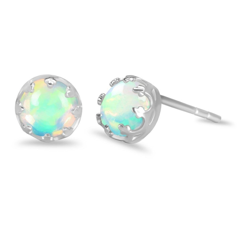 Opal Stud Earring