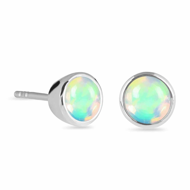 Opal Stud Earring
