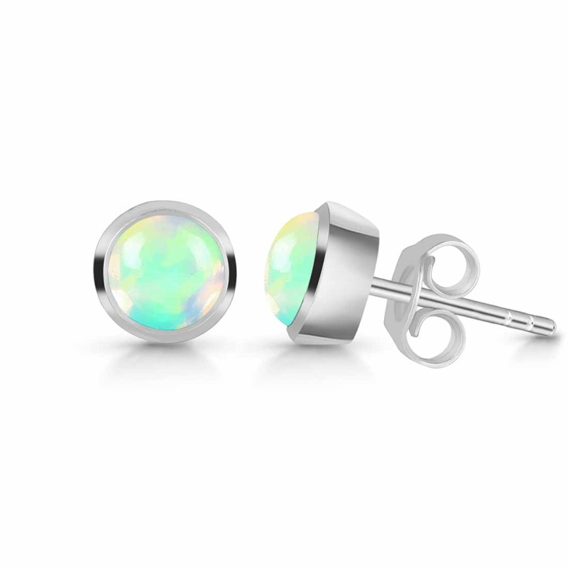 Opal Stud Earring