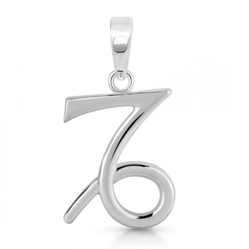 Capricorn Zodiac Plain Silver Jewelry Set PS-RDR-3087/RDE-1494/RDB-179/RDC-17.