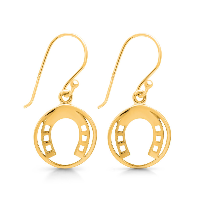 Horse Shoe Plain Silver Jewelry Set PS-RDR-312 / RDE-533 / RDN-1 / RDB-1.