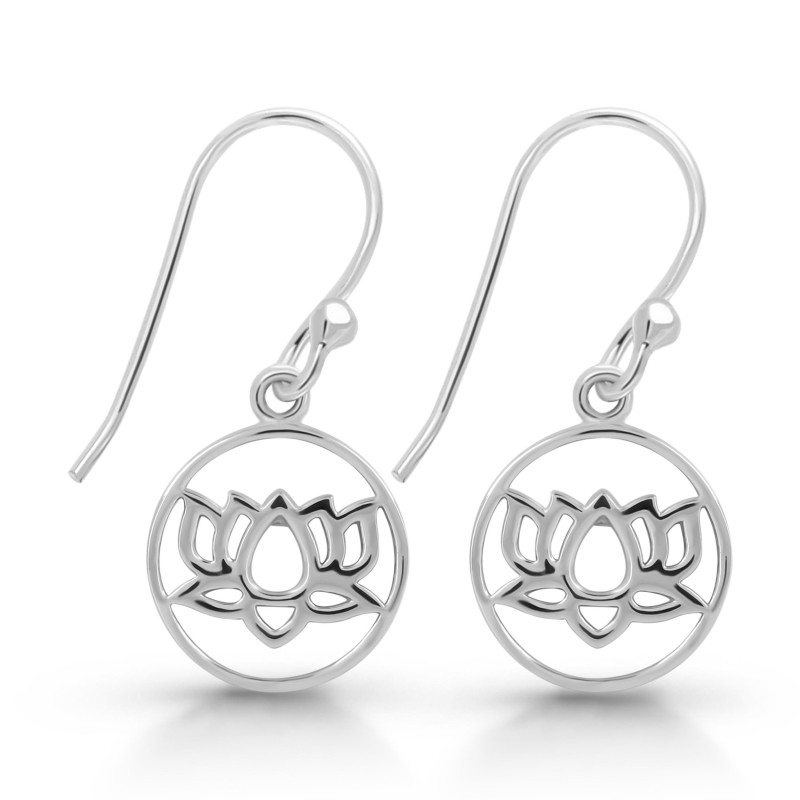 Lotus Plain Silver Jewelry Set PS-RDR-315 / RDE-536 / RDN-4 / RDB-4.