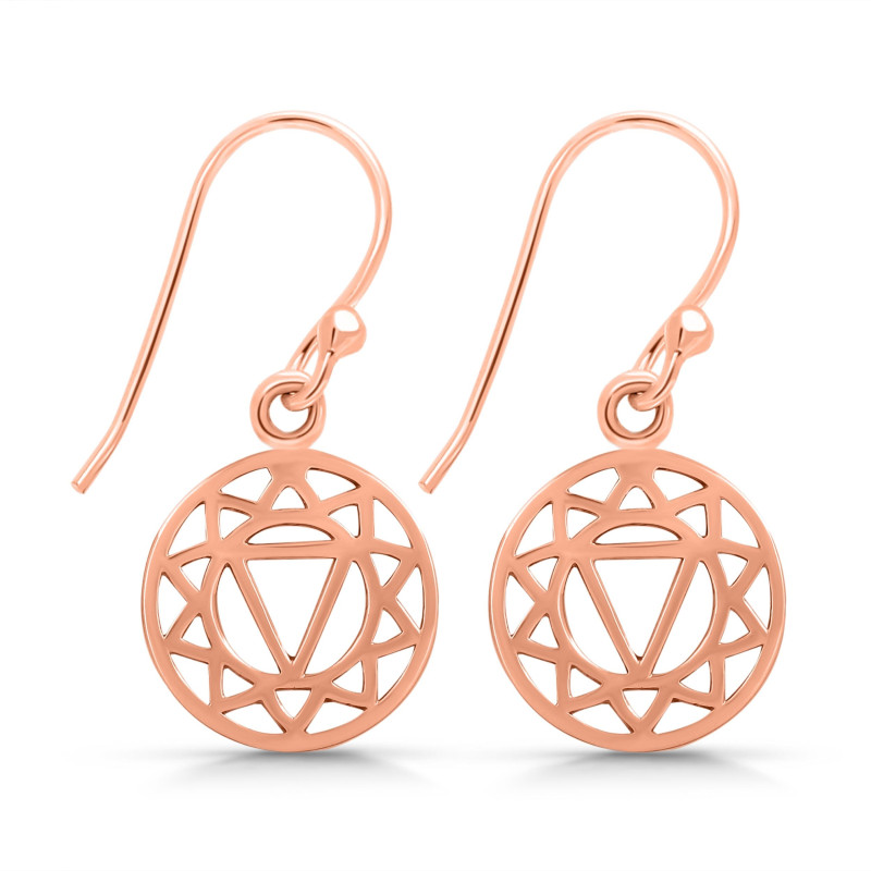 Solar Plexus Chakra Plain Silver Jewelry Set PS-RDR-317 / RDE-538 / RDN-6 / RDB-6.