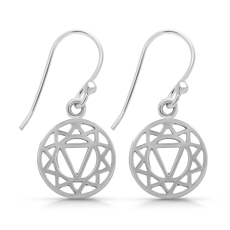 Solar Plexus Chakra Plain Silver Jewelry Set PS-RDR-317 / RDE-538 / RDN-6 / RDB-6.