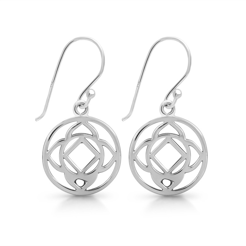 Base Chakra Plain Silver Jewelry Set PS-RDR-321 / RDE-542 / RDN-10 / RDB-10.