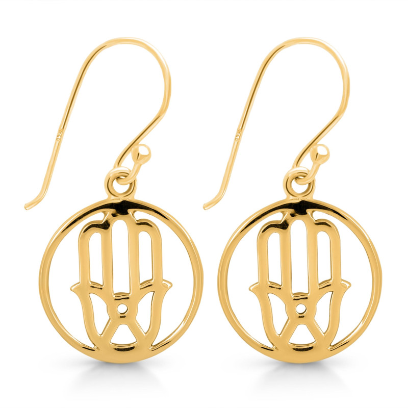 Hamsa Hand Plain Silver Jewelry Set PS-RDR-316 / RDE-537 / RDN-5 / RDB-5.