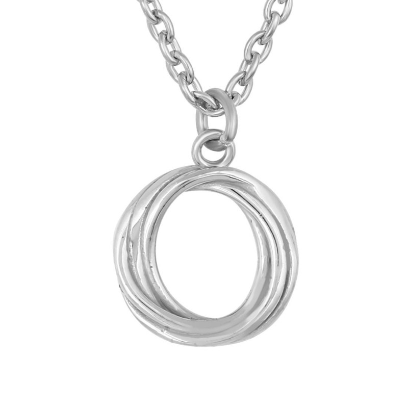Plain Silver Necklace PS-RDP-443.