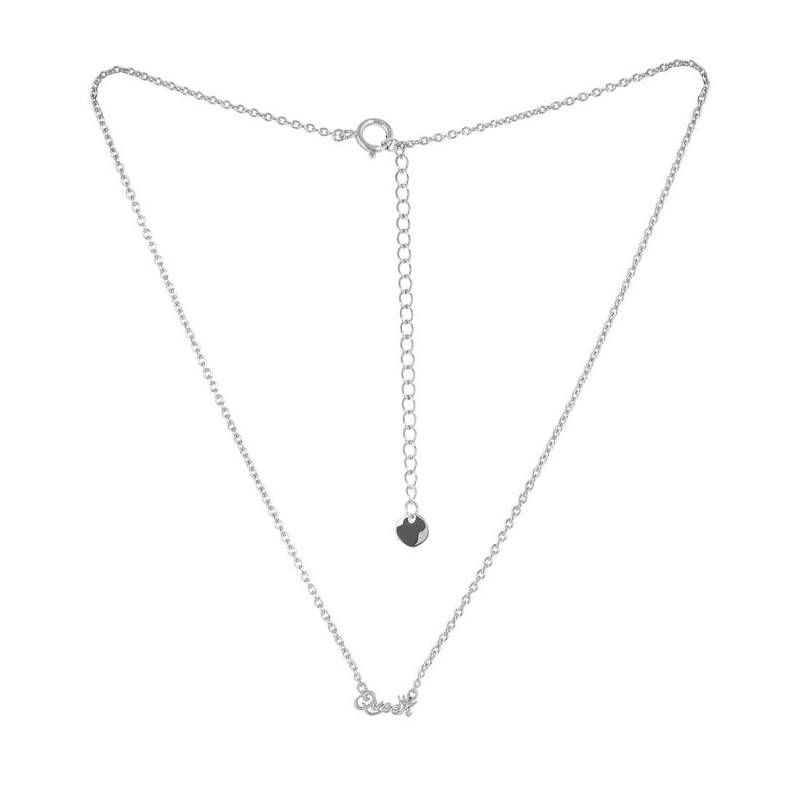 Plain Silver Queen Necklace