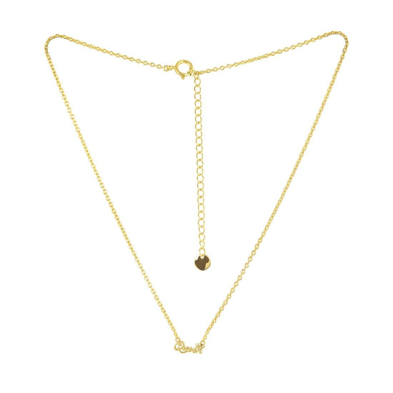 Plain Silver Queen Necklace PS-RDP-445.