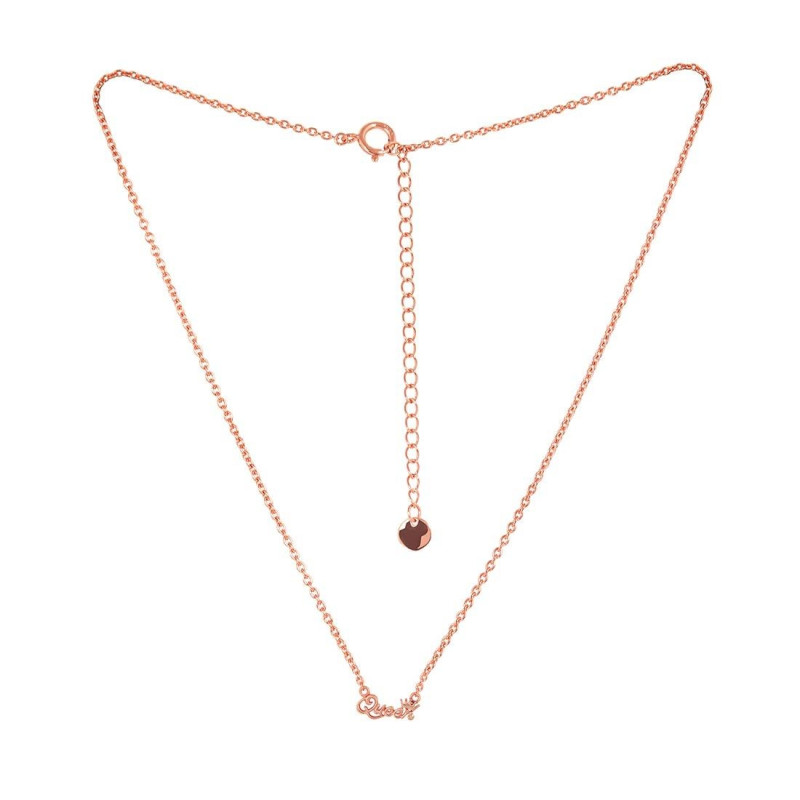 Plain Silver Queen Necklace PS-RDP-445.