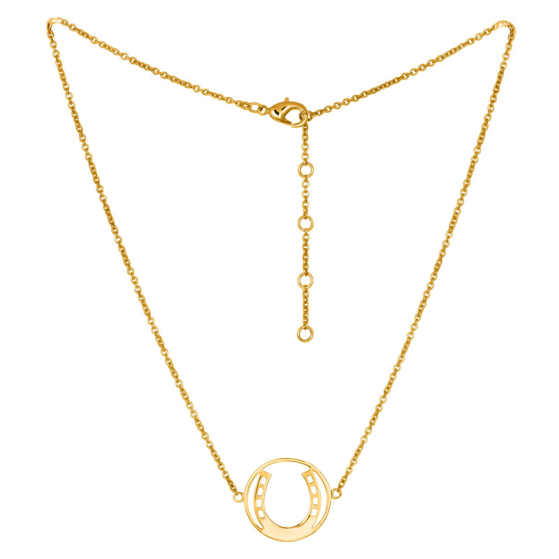 Horse Shoe Plain Silver Jewelry Set PS-RDR-312 / RDE-533 / RDN-1 / RDB-1.