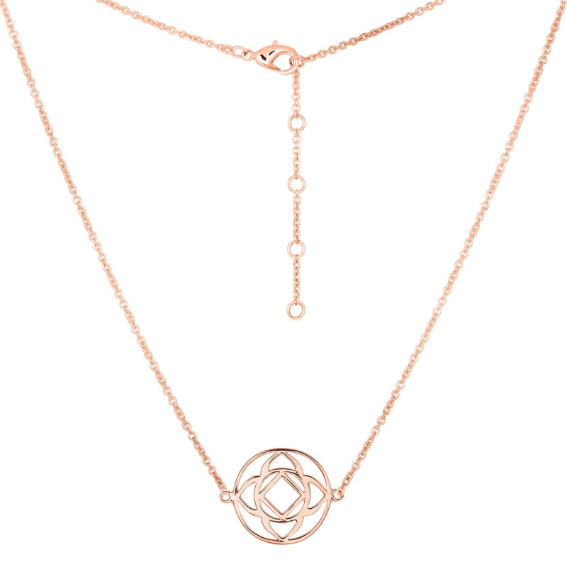 Base Chakra Plain Silver Necklace PS-RDN-10.