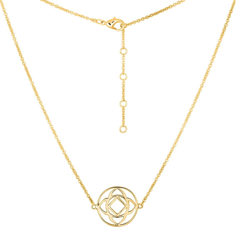 Base Chakra Plain Silver Necklace PS-RDN-10.