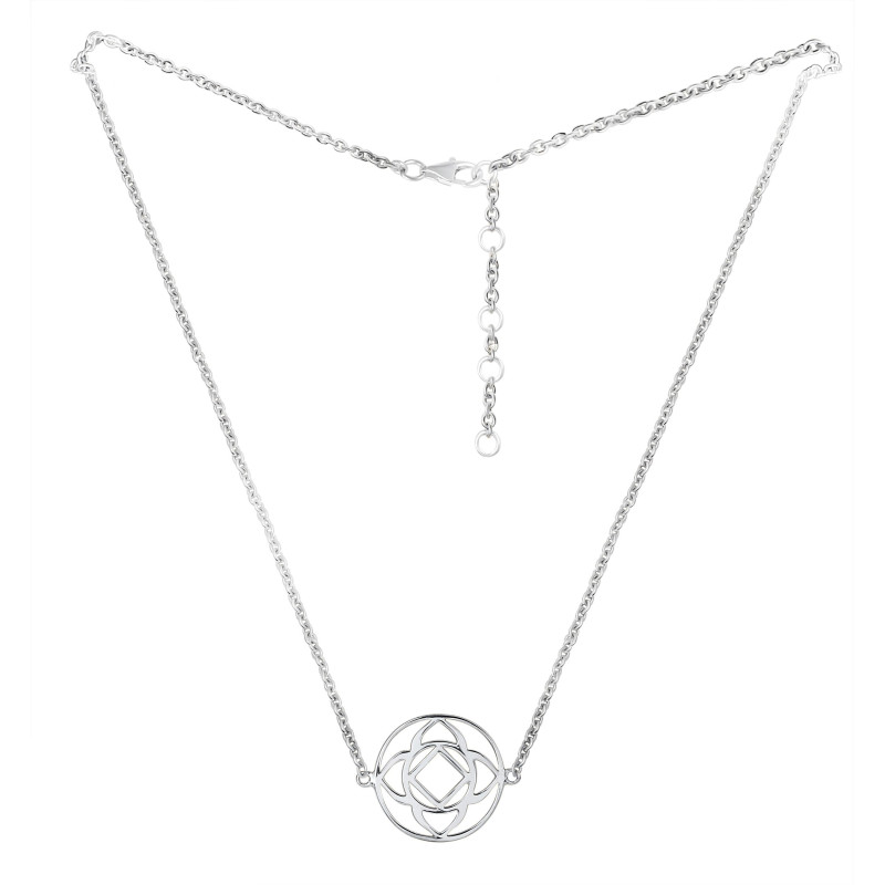 Base Chakra Plain Silver Jewelry Set PS-RDR-321 / RDE-542 / RDN-10 / RDB-10.