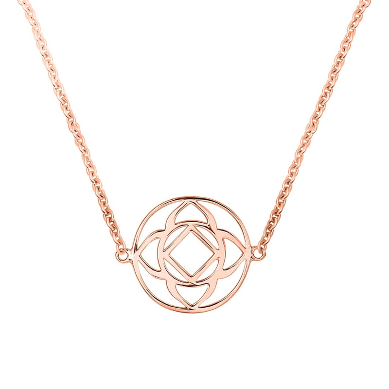 Base Chakra Plain Silver Necklace PS-RDN-10.
