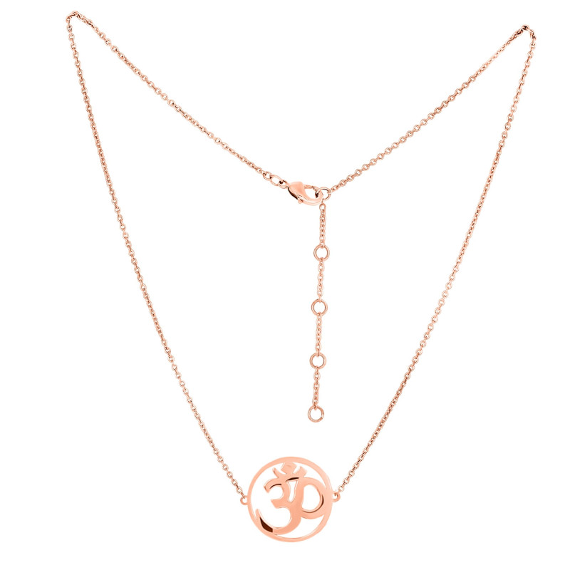 Om Plain Silver Jewelry Set PS-RDR-323 / RDE-544 / RDN-12 / RDB-12.