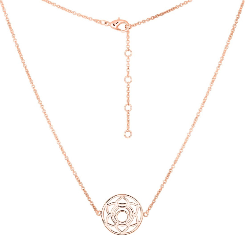 Sacral Chakra Plain Silver Necklace PS-RDN-7