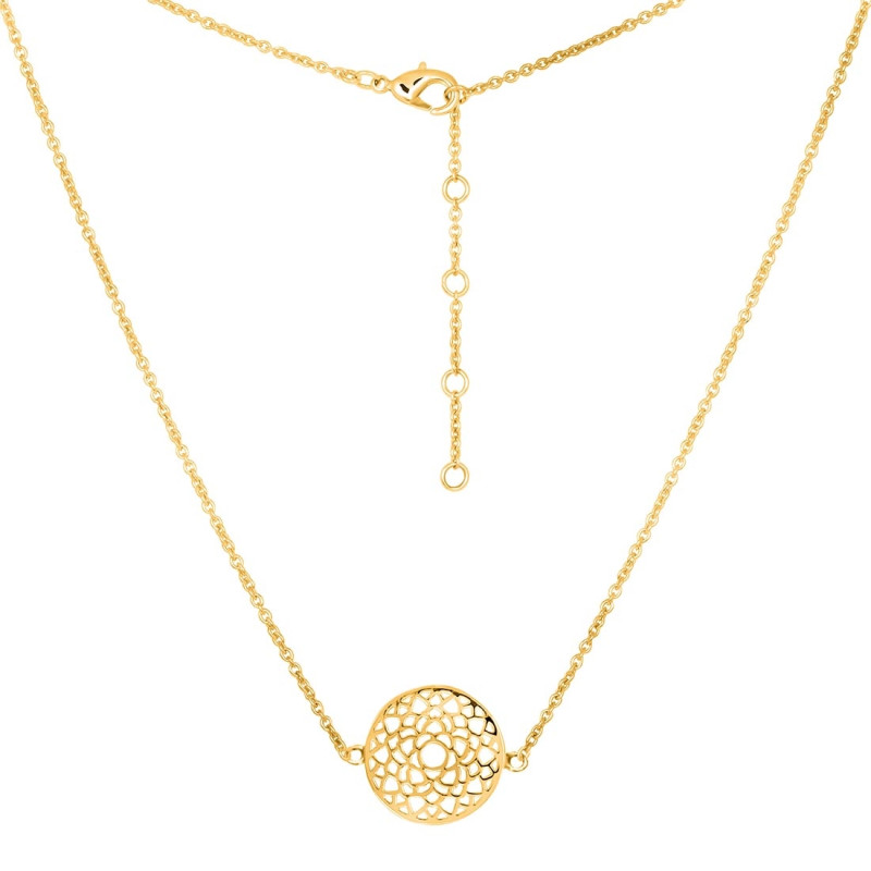 Crown Chakra Plain Silver Necklace PS-RDN-9.