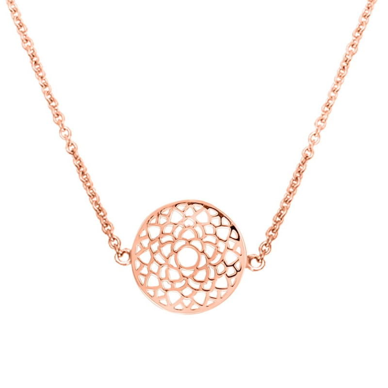 Crown Chakra Plain Silver Necklace PS-RDN-9.