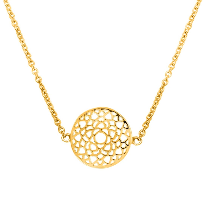 Crown Chakra Plain Silver Necklace PS-RDN-9.