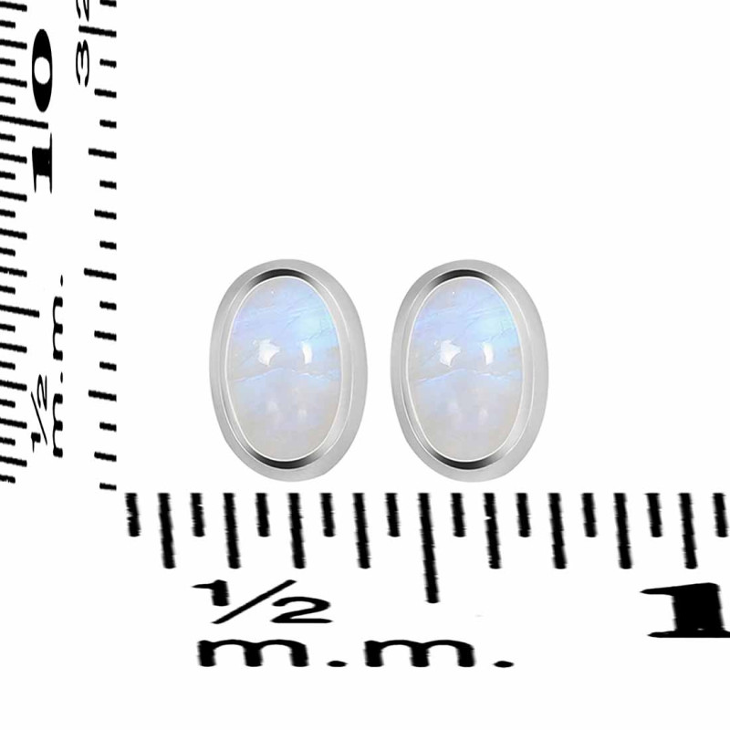 Moonstone Stud Earring RBM-RDE-1108.