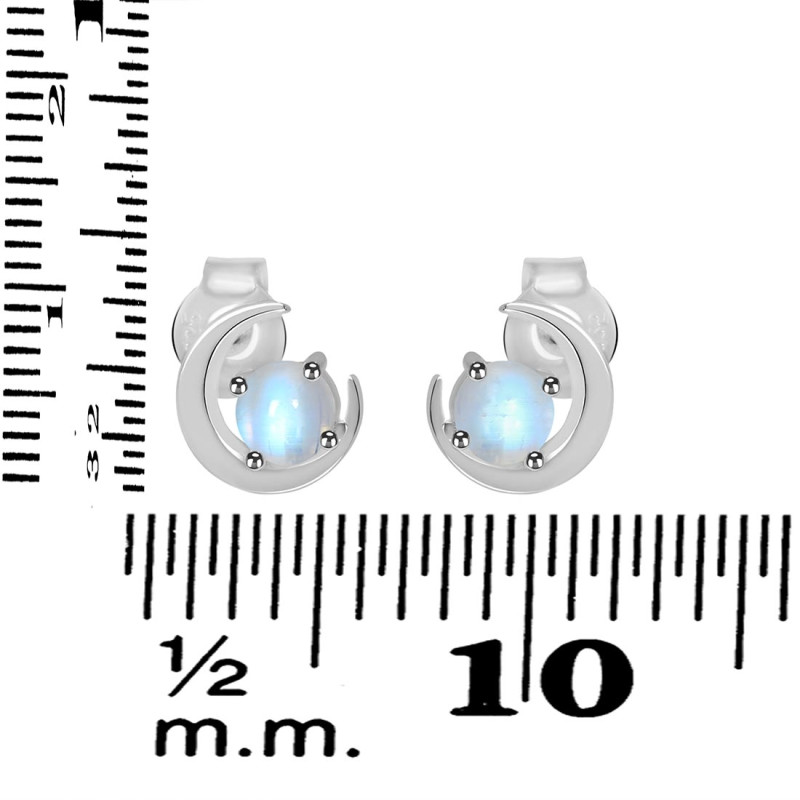 Moonstone Stud Earring  RBM-RDE-1273.