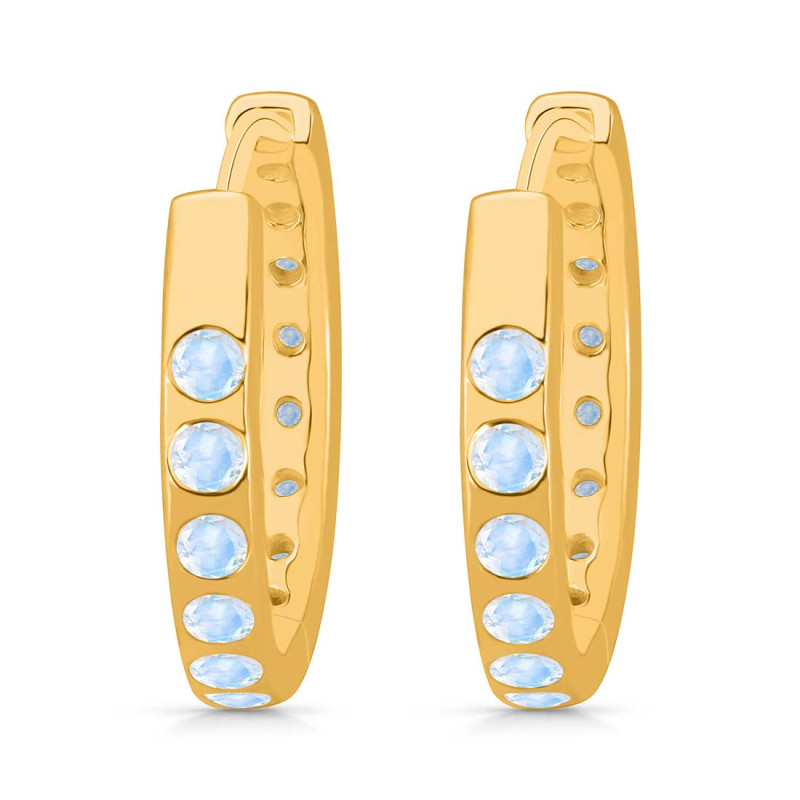 Moonstone Hoop Earring RBM-RDE-1277.
