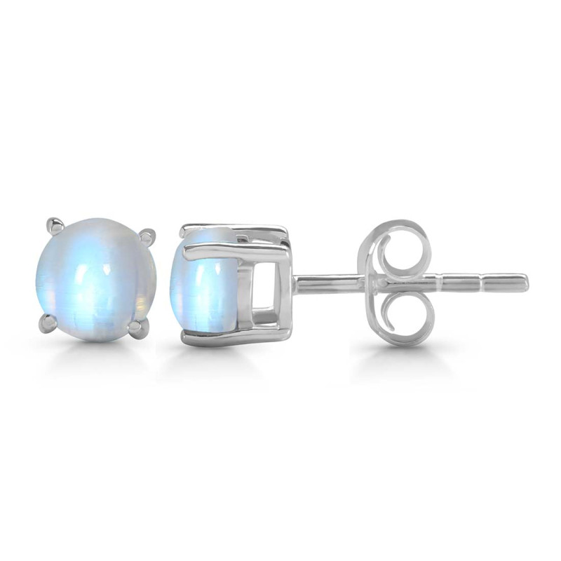 Moonstone Stud Earring