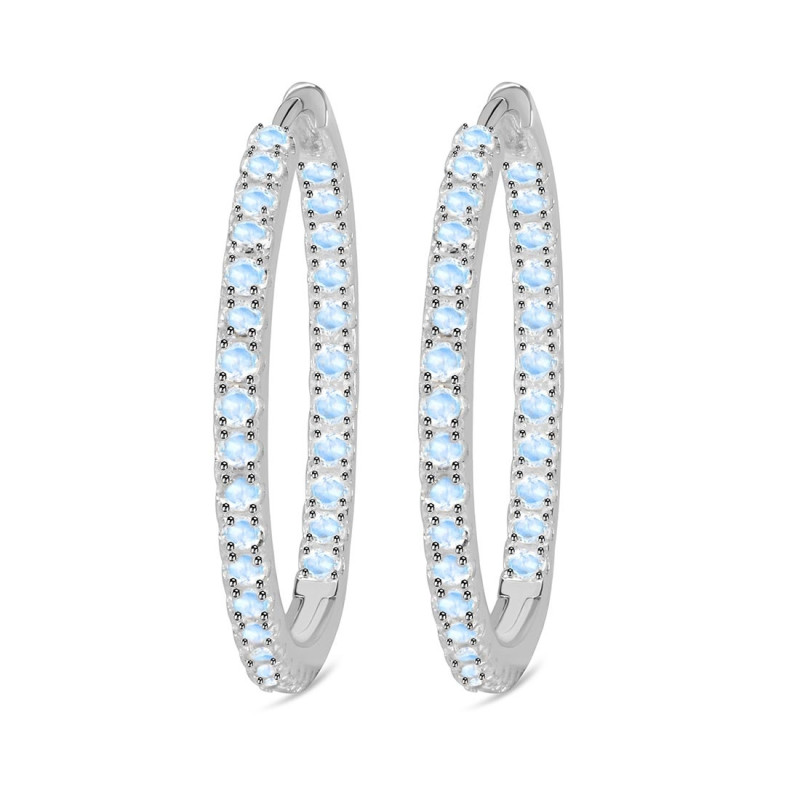 Moonstone Hoop Earring RBM-RDE-971.