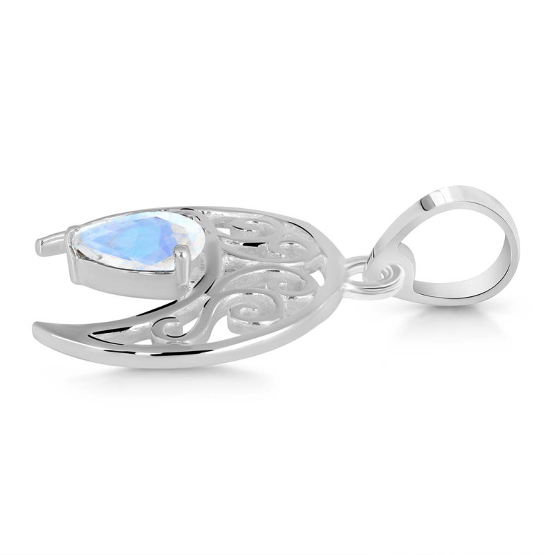 Moonstone Crescent Moon Pendant RBM-RDEP-890.