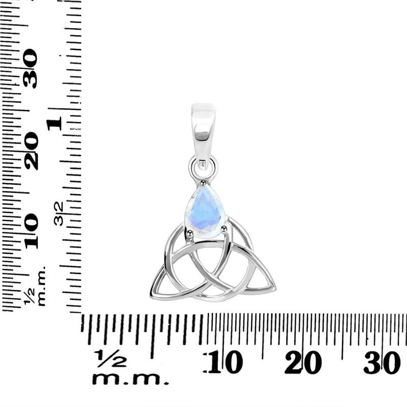 Moonstone Triquetra Pendant RBM-RDEP-892.