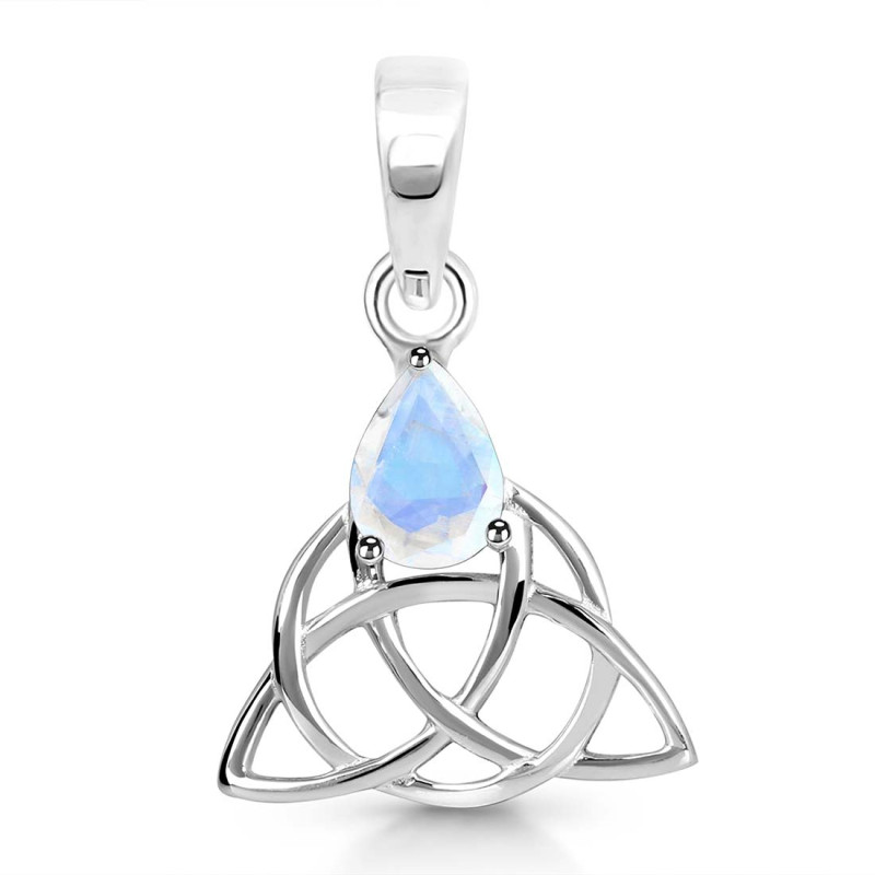 Moonstone Triquetra Pendant RBM-RDEP-892.