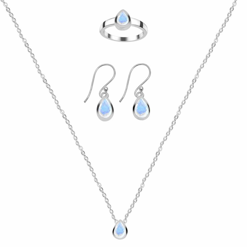  Moonstone Jewelry Set