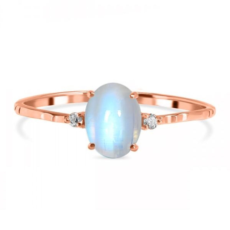 Moonstone & White Topaz Ring RBM-RDR-1938-A.