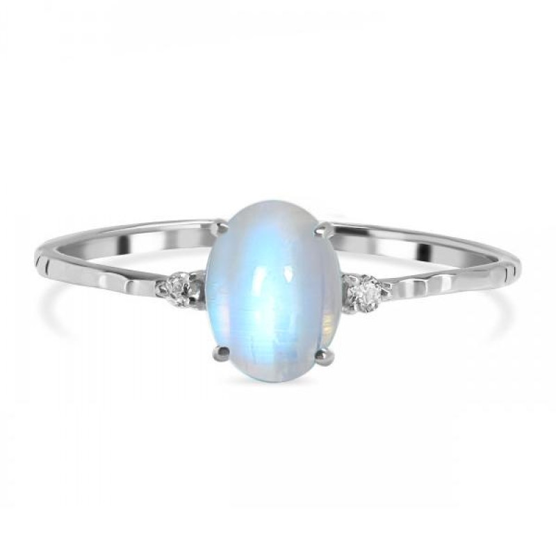Moonstone & White Topaz Ring RBM-RDR-1938-A.