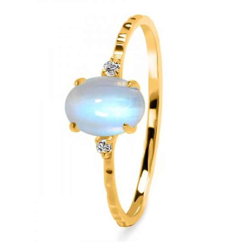 Moonstone & White Topaz Ring RBM-RDR-1938-A.