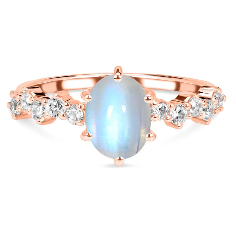 Moonstone & White Topaz Ring RBM-RDR-2241.