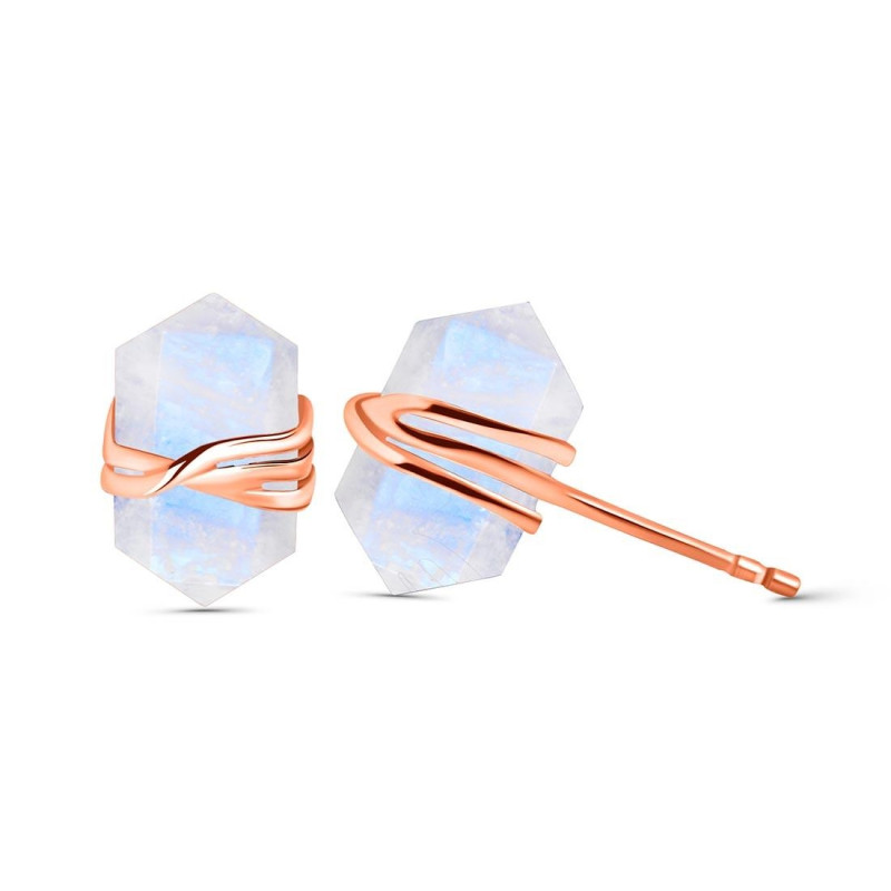 Moonstone Pencil Stud Earring RBM-RE-67.