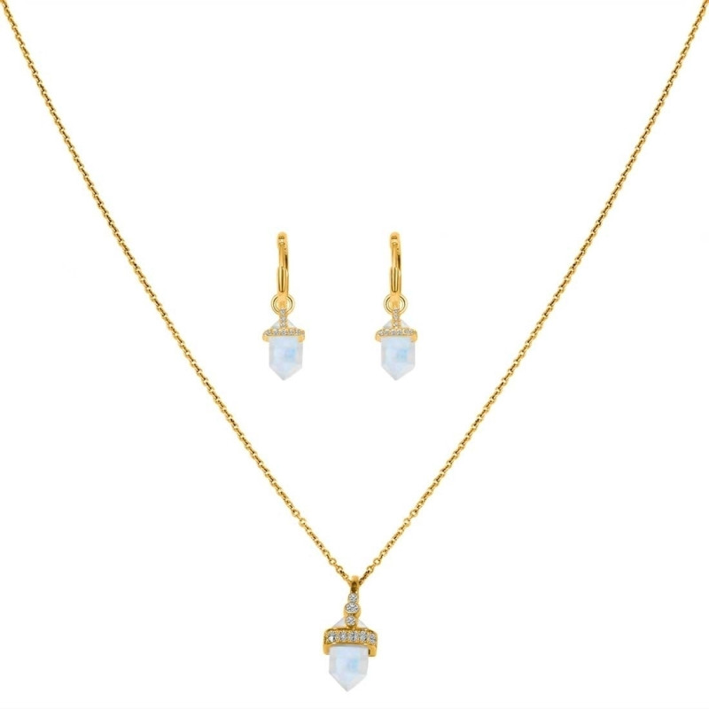 Moonstone Jewelry Set RBM-RN-91-RDE-1197.